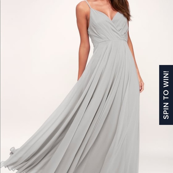 lulus gray dress